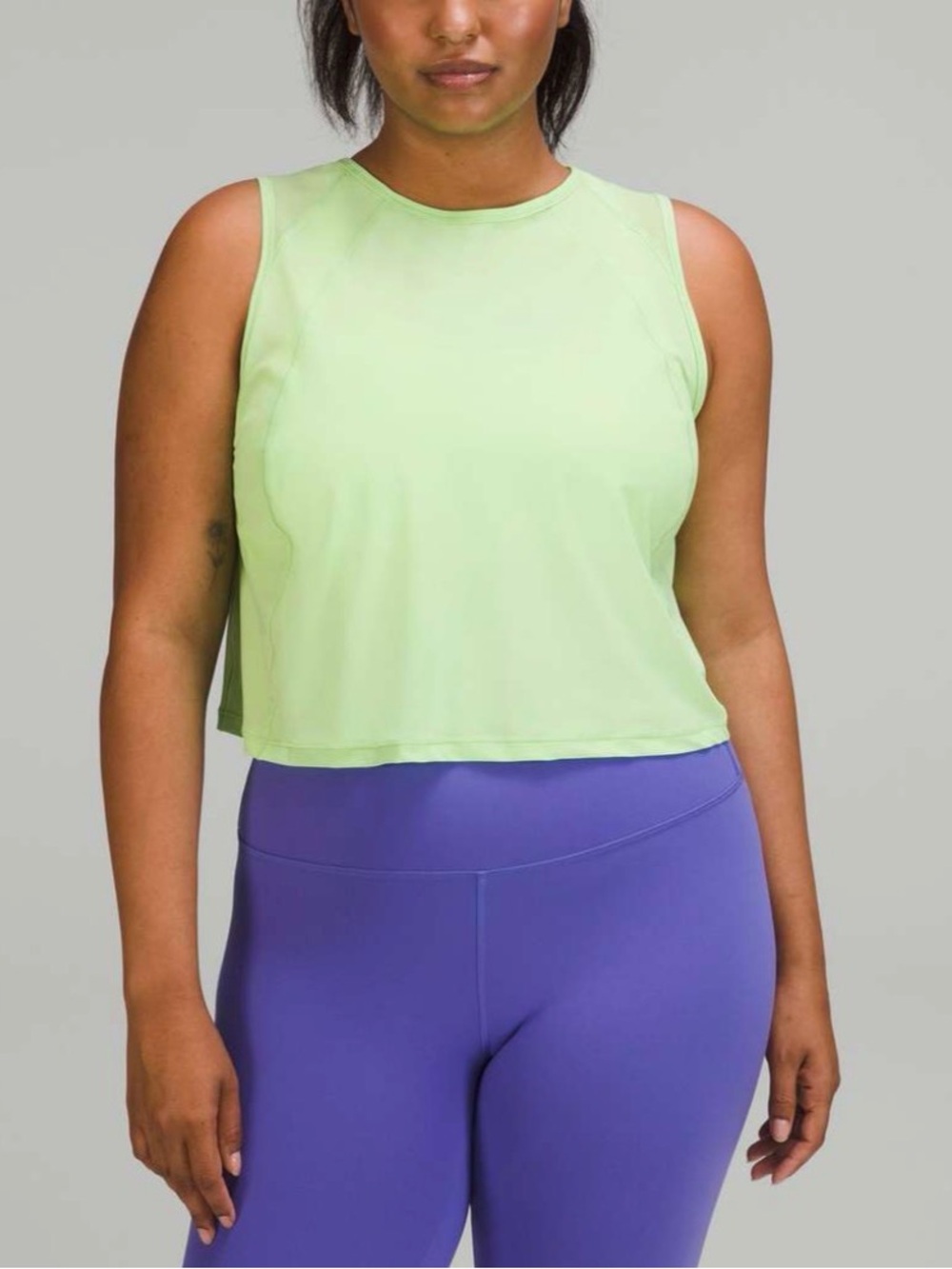 NWT Lululemon highlighter yellow tank top